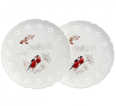 Набор обеденных тарелок 2 шт. "FOREST TALE", диаметр 26,5 см