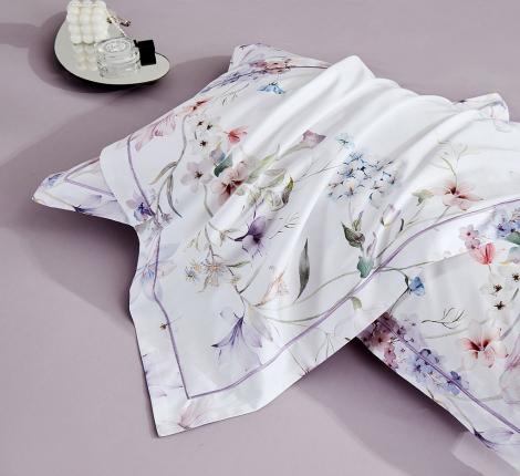 Постельное белье с одеялом "Asabella" 2179-OSPS Мако-Сатин, 1,5 спальный