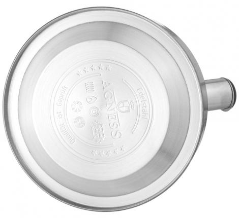 Чайник со свистком "AGNESS" 937-904, 2,5 л