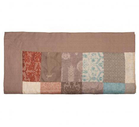 Покрывало лоскутное "Leitner" - 7, лён-жаккард, 240х260