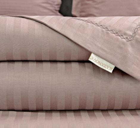 Постельное белье "Kazanov.A." Hotel (капучино) Страйп Сатин, Семейный