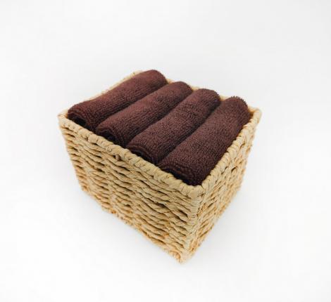 Набор махровых салфеток "Sofi de Marko" Джоди 30х30(4шт), шоколадный