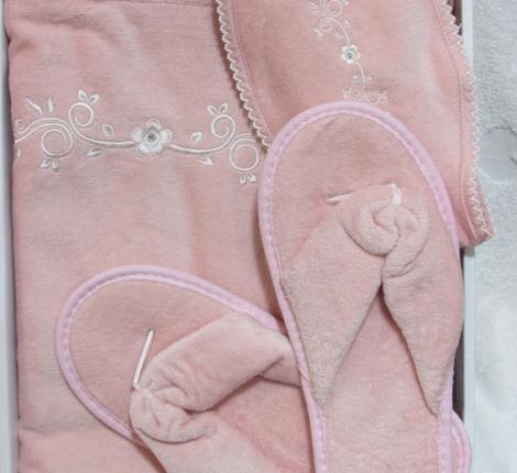 Набор для сауны женский Maison Dor "BELLE" (пыльная роза)