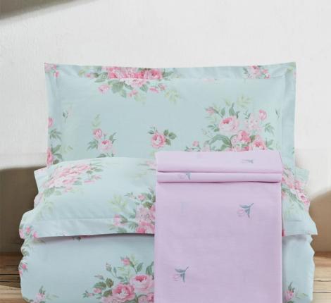 Постельное бельё "KARTEKS" Сатин печатный КВ-595, Евро