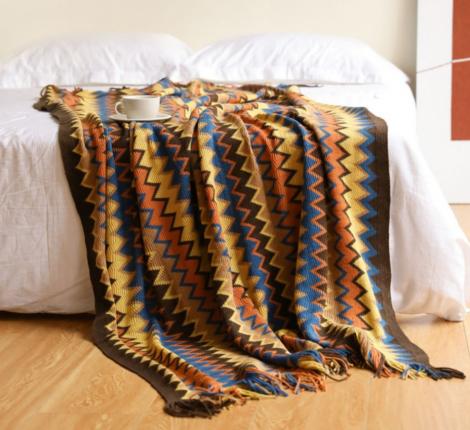 Плед вязаный PA-7, 170х200