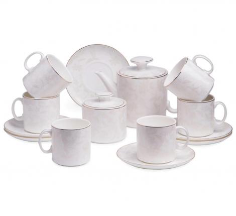 Чайный сервиз "СНЕЖНАЯ КОРОЛЕВА" 440-302 на 6 персон, 14 предметов