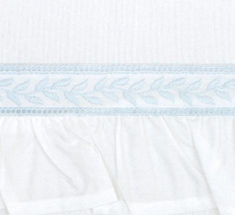 Постельное бельё детское BOVI "ВЕНЗЕЛЬ NEW" Перкаль, белый/голубой
