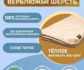 Одеяло всесезонное ВЕРБЛЮЖКА Люкс, 200х220