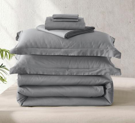 Постельное бельё "KARTEKS" Сатин однотонный SKO-029, 2 спальный