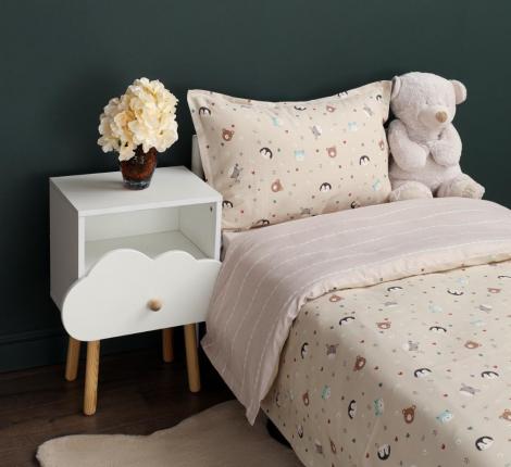 Постельное бельё детское "Sofi de Marko" Зверята Сатин, 1,5 спальный