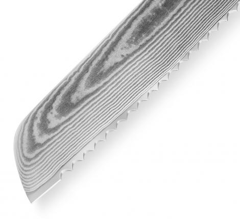 Нож кухонный &quot;Samura DAMASCUS&quot; для хлеба 230 мм, G-10