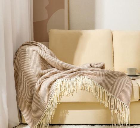 Плед вязаный PA-20, 130х240