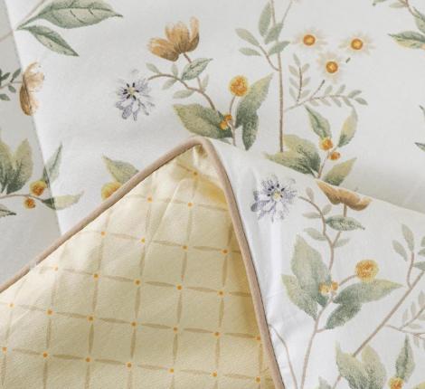 Постельное белье с одеялом "Sofi de Marko" Ришелье №30 Сатин, 1,5 спальный