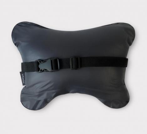 Дорожный плед-пончо пуховый "Travel Cape Plaid Grass" GRAPHITE, 130х170