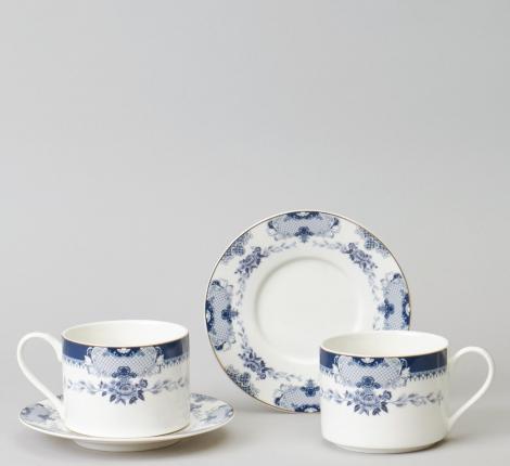 Чайный набор "RENDEZVOUS" 165-580 на 2 персоны, 4 предмета (350 мл)