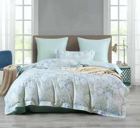 Постельное бельё "Asabella" 2392-6 Мако-Сатин, Евро