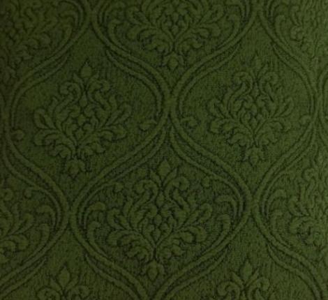 Чехол на угловой диван Karteks "Классика" с оттоманкой KAR 010-08 (правый), зелёный