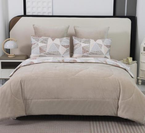 Постельное белье с одеялом "Sofi de Marko" Роберто №2 Велюр/Сатин, Евро