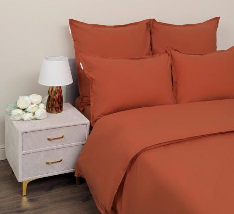 Постельное белье "Sofi de Marko" Саммер (оранжевый) Варёный хлопок, Евро