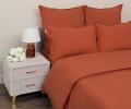 Постельное белье "Sofi de Marko" Саммер (оранжевый) Варёный хлопок, Евро