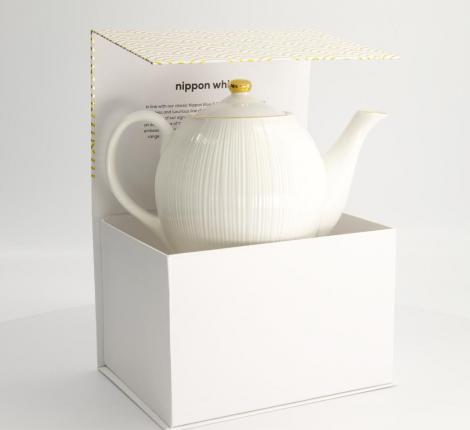 Чайник заварочный "Nippon White Gold" Lines,1300 мл