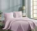 Покрывало "DO&CO" жаккард с гипюром  220x240 CALISTA, лиловый