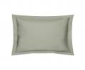 Наволочка "Blanc des Vosges" перкаль 50х70, sauge (зелёный)