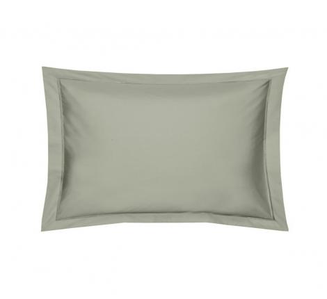 Наволочка "Blanc des Vosges" перкаль 50х70, sauge (зелёный)