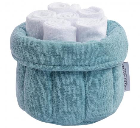 Набор махровых полотенец "Sofi de Marko" Donna (изумруд), 30х30-6шт.