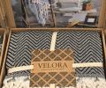 Плед двухцветный-2 "Velora Home" 200х230, черный