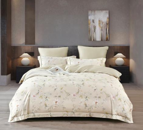 Постельное белье "Asabella" 2254-6 Мако-Сатин, Евро