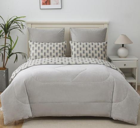 Постельное белье с одеялом "Sofi de Marko" Роберто №33 Велюр, 1,5 спальный