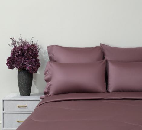 Наволочка "Sofi de Marko" Premium Mako (пурпурная дымка), 50х70 