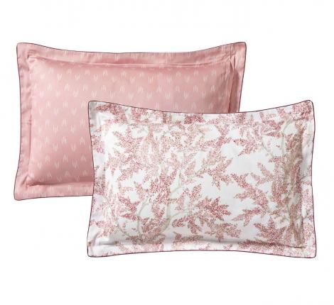 Постельное бельё "Blanc des Vosges" BROCELIANDE FRAMBOISE Сатин ДеЛюкс, Евро