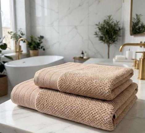 Полотенце махровое "Sofi de Marko" Candy (бежевое), 50х90