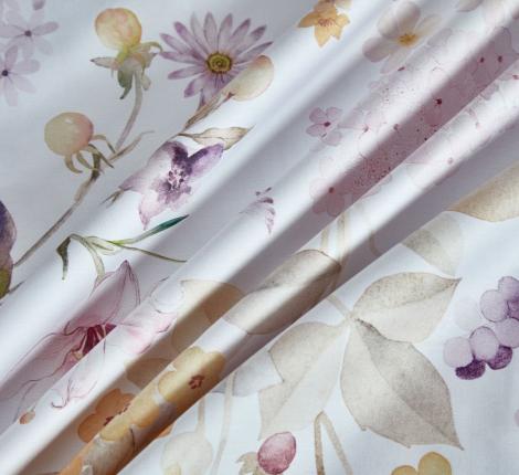 Постельное белье "Asabella" 2198-6 Мако-Сатин, Евро