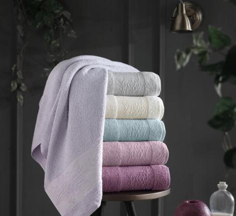 Набор махровых полотенец KARACAN "Lilyum", 70х135-6 шт.