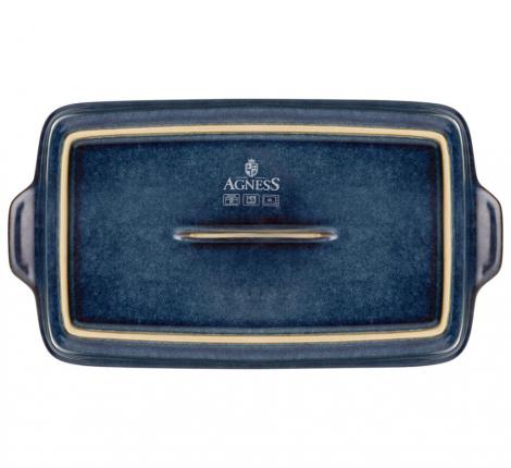 Форма для запекания "AGNESS" REACTIVE BLUE, 1800 мл