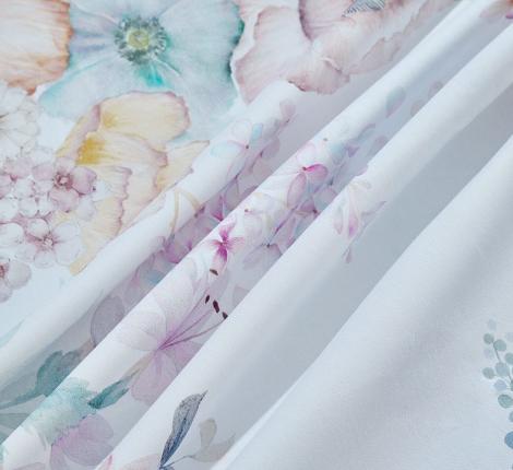 Постельное белье "Asabella" 2265-7 Мако-Сатин, Семейный