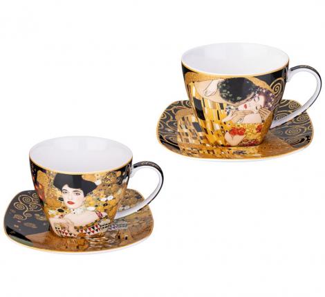 Чайный набор "ART COLLECTION" (Г. КЛИМТ) на 2 персоны, 4 предмета (250 мл)