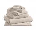Полотенце махровое "Blanc des Vosges" UNI SABLE (бежевый-серый), 55х110