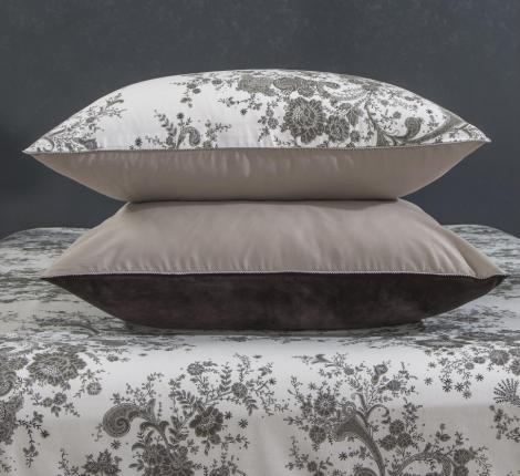 Постельное белье с одеялом "Kazanov.A." Марис (трюфель жемчуг) Велюр/Egypt Cotton, Евро