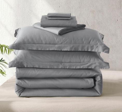 Постельное бельё "KARTEKS" Сатин однотонный SKO-029, Евро