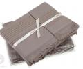 Комплект из 3-х полотенец Luxberry &quot;Simple&quot; (30x50,50х100,70х140), шоколад