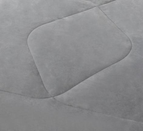 Постельное белье с одеялом "Sofi de Marko" Энрике (серый-м) Велюр, Семейный