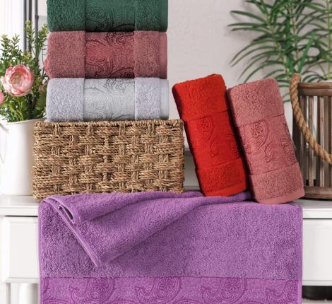 Набор махровых полотенец "PHILIPPUS" 70х140 (1/6 ) PLUS COTTON (A139) SAL