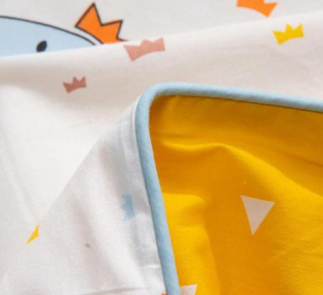 Постельное белье детское "Sofi de Marko" Дино (желтый) Сатин, 1,5 спальный