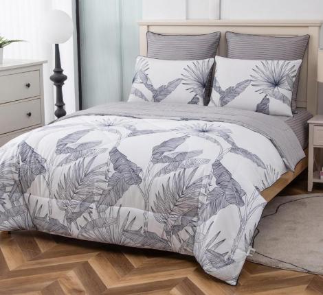 Постельное белье с одеялом "Sofi de Marko" Ришелье №42 Сатин, Семейный