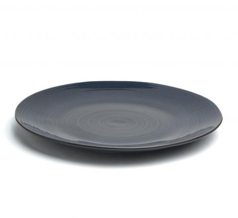 Набор тарелок обеденных 4 штуки BRONCO "CONCEPT", диаметр 27,5 см (синий)