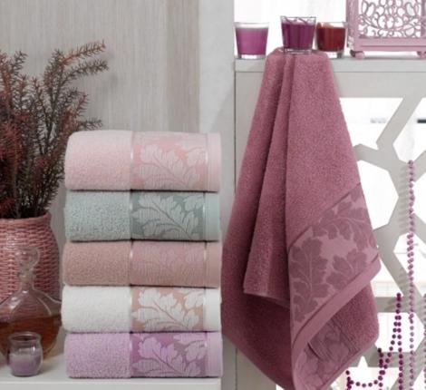 Набор махровых полотенец "TWO DOLPHINS" BASAK, 50х90 (6шт.)